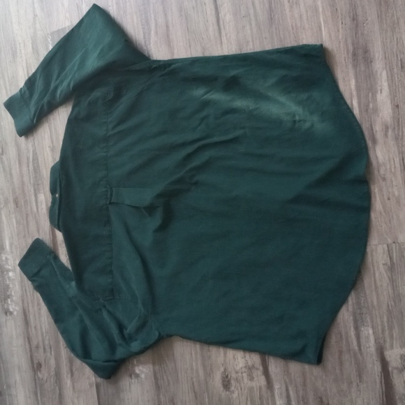 IVY CREW Classics Men's Long Sleeve Button-Down Green Thin Corduroy Shirt Sz XXL - Picture 3 of 16